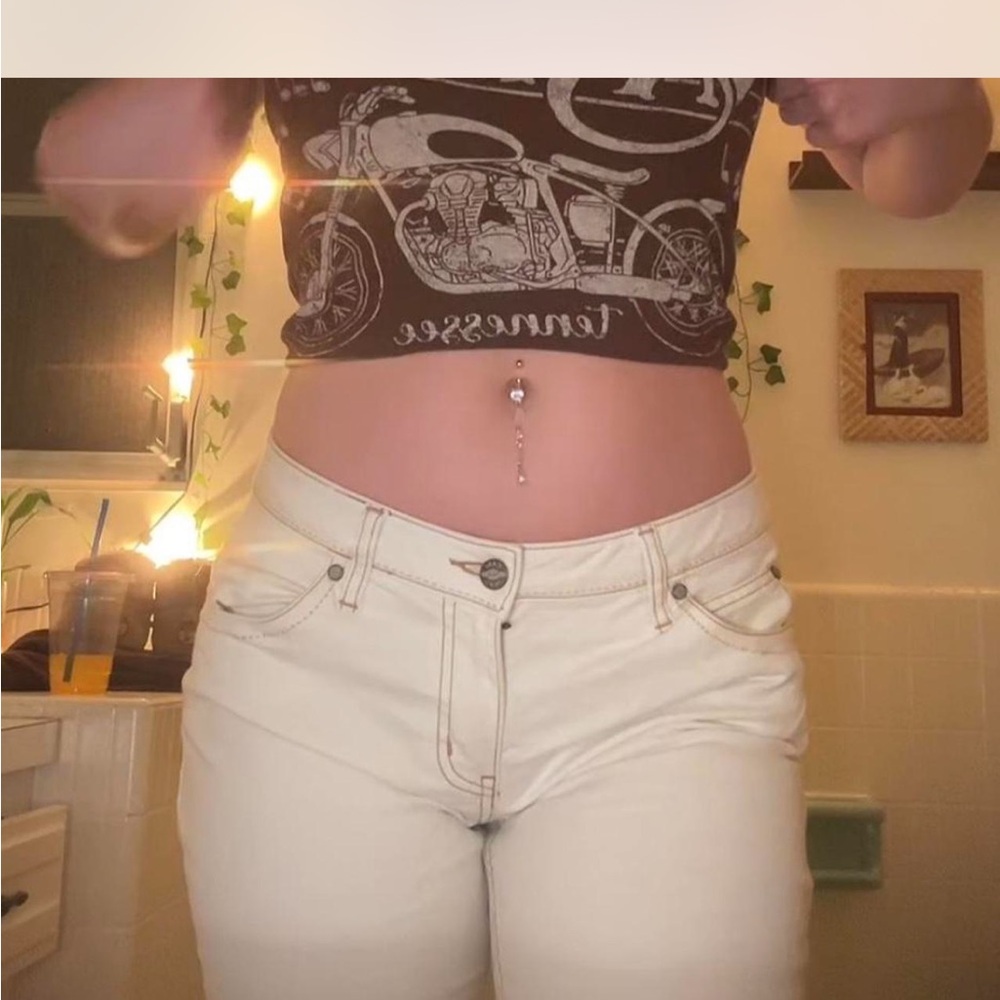White Denim Jeans